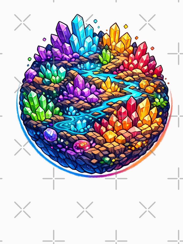 Planet of Luminous Crystals by kyokugen