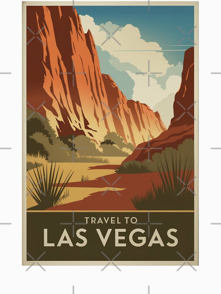 Las Vegas Vintage Travel Poster by TravelerRat