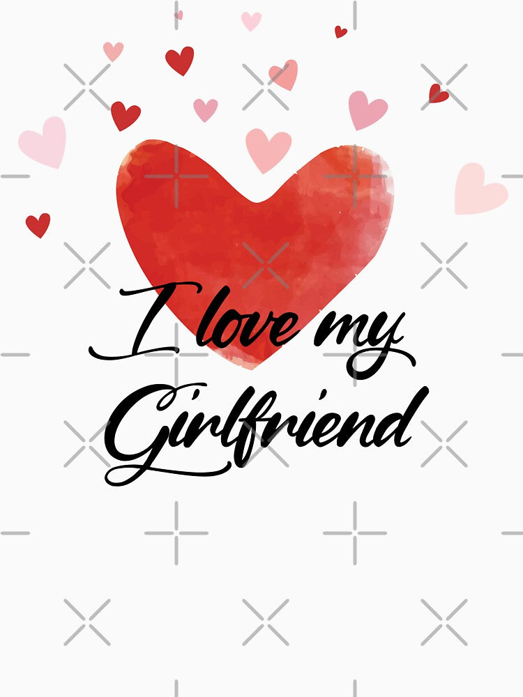 Romantic Cute Heart I Love My Girlfriend by FemmePod