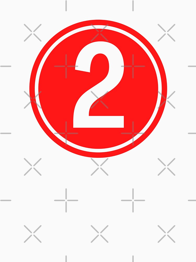 Big Red Dot Number 2 by NECHSTORE