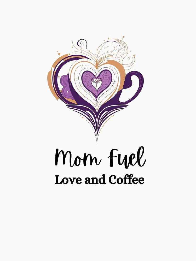 Mom Fuel: Love and Coffee by greenbeanart