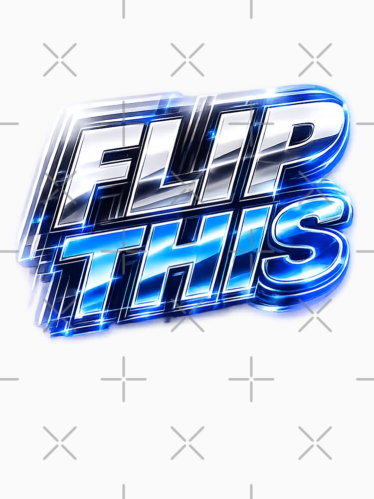 Flip This Chrome Text Design by Kevin Shearer