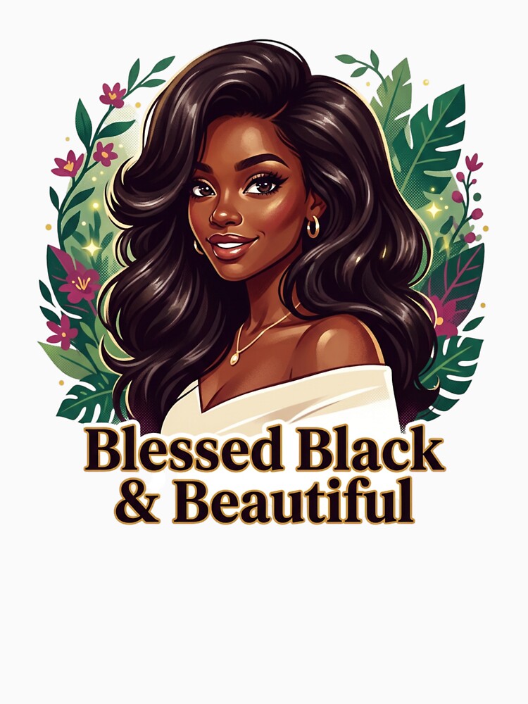 Blessed Black & Beautiful straight hair dark by BlessedBlackBeautiful