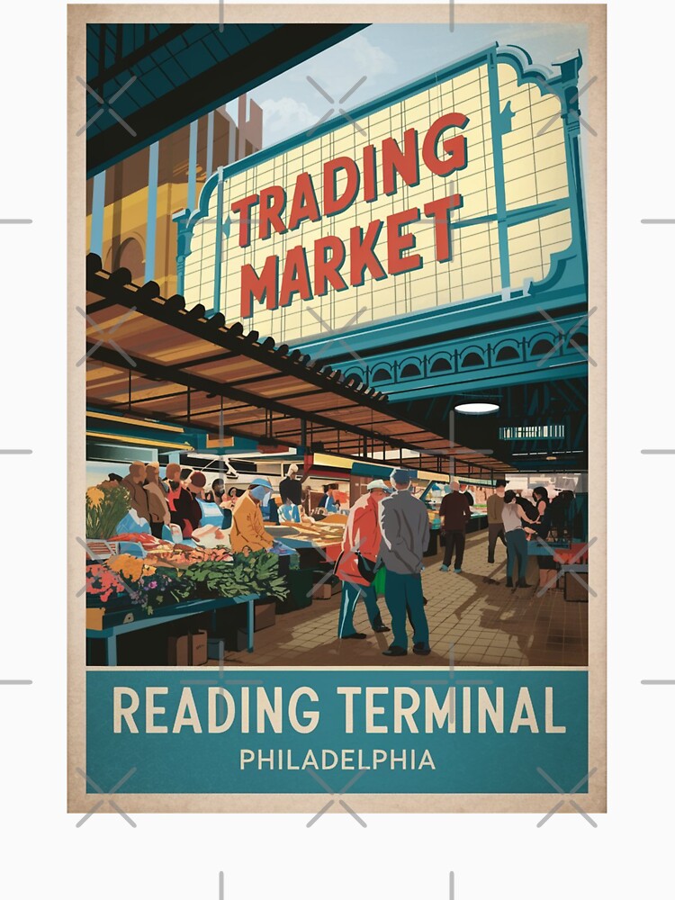 Philadelphia Vintage Travel Poster by TravelerRat