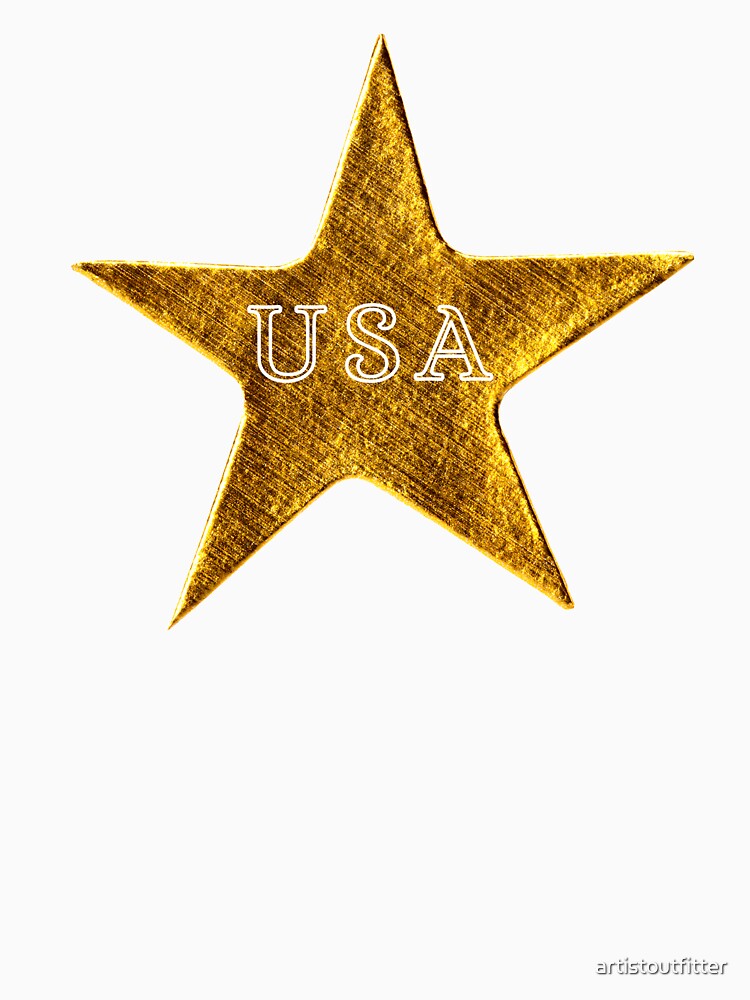USA Gold Star by artistoutfitter