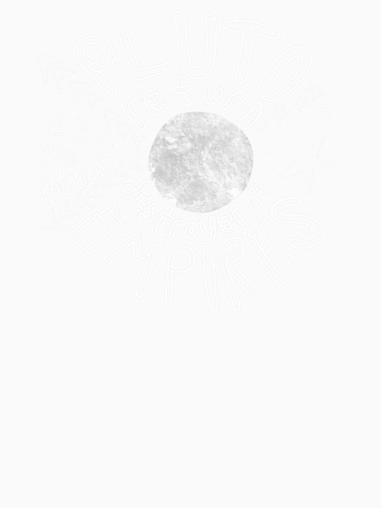 Pluto Return White by Direct-Aid