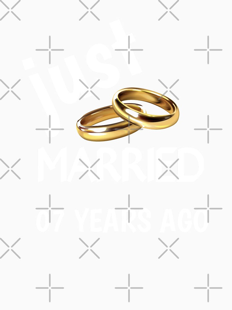 7th Wedding Anniversary Gifts For Him Her - 7th Wedding Anniversary Gift For Him Her 7 Years Together 7th Year Of Marriage Anniversary Funny Couple Matching by The Nova Prints