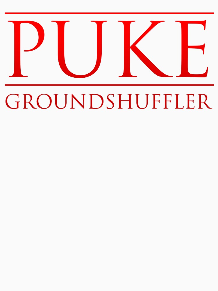 Puke Groundshuffler by WPPosters