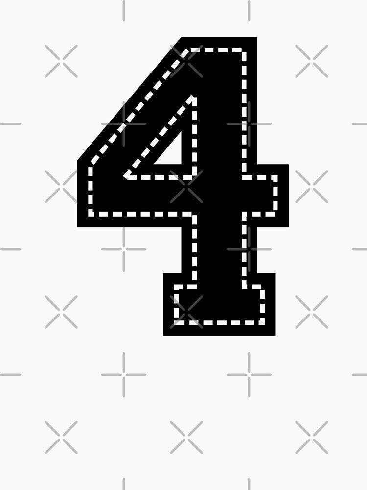 Number 4 Four by StudioRedKoala