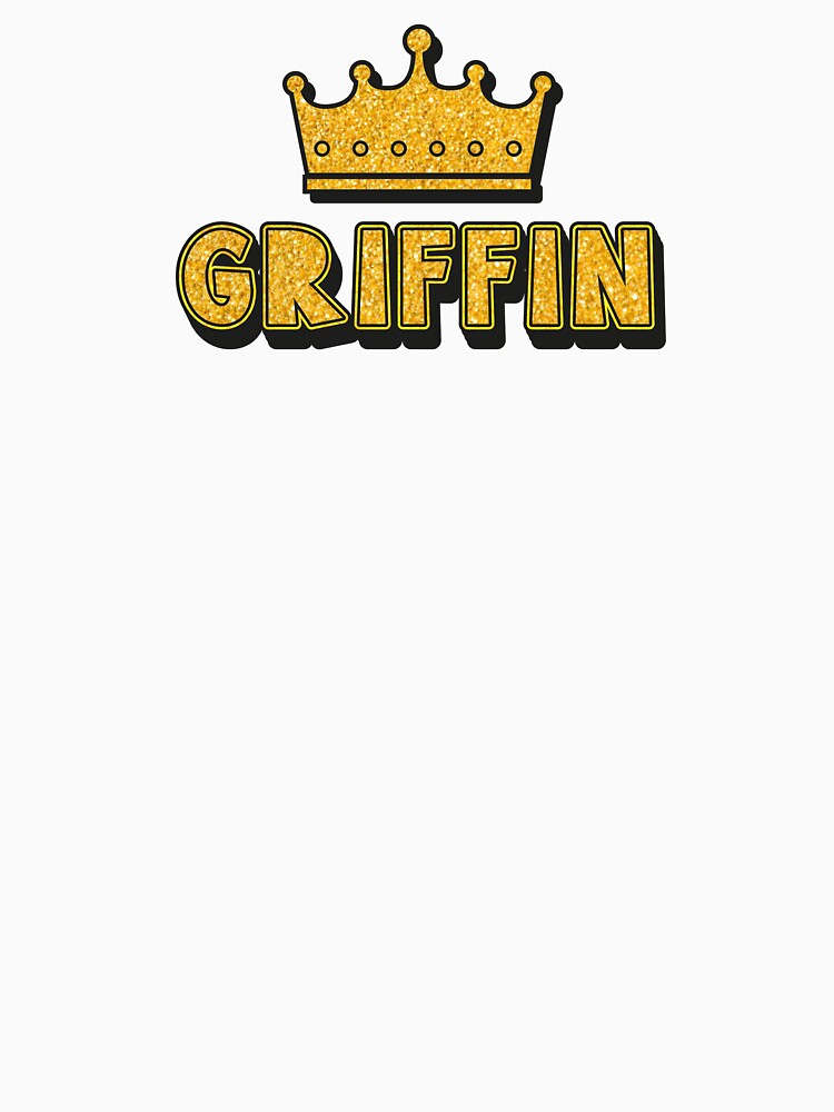 Griffin Personalized Name With Crown - Cool & Funny Custom Gift for Men and Boys by Oussinc