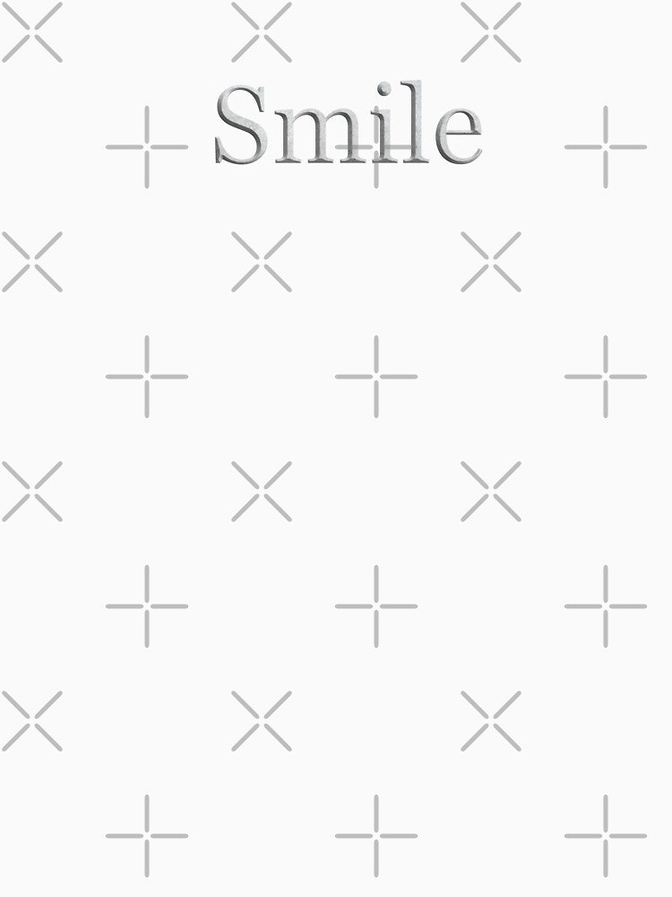 Smile (White Marble Text) by Swabcraft