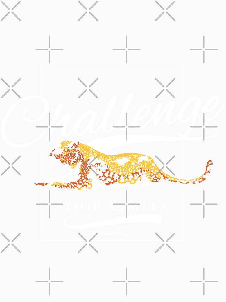 Challenge Your Limits Leopard | Motivational Empowering Exclusive Art by WorldWeCan