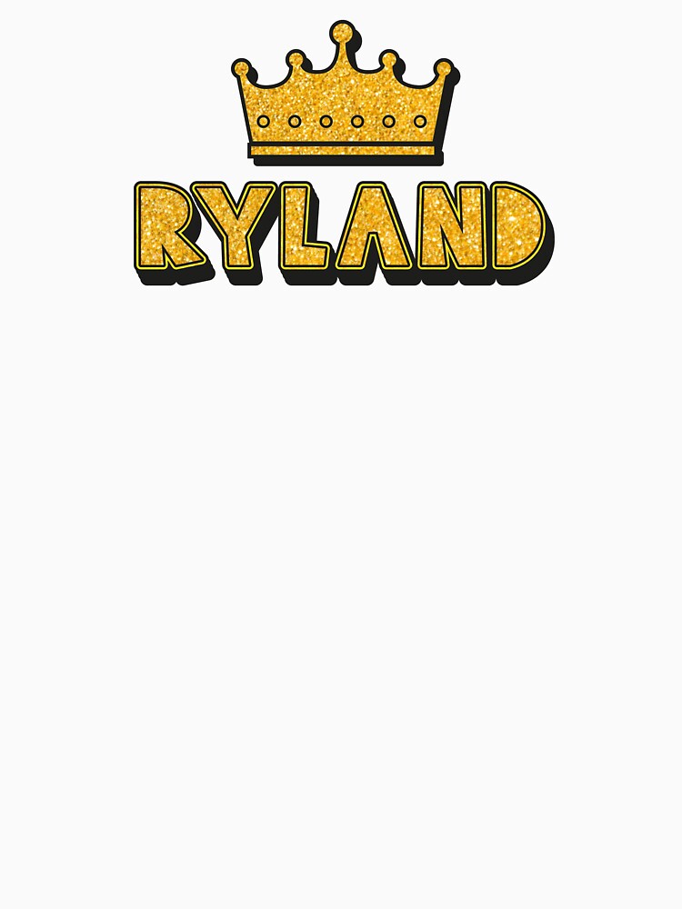 Ryland Personalized Name With Crown - Cool & Funny Custom Gift for Men and Boys by Oussinc