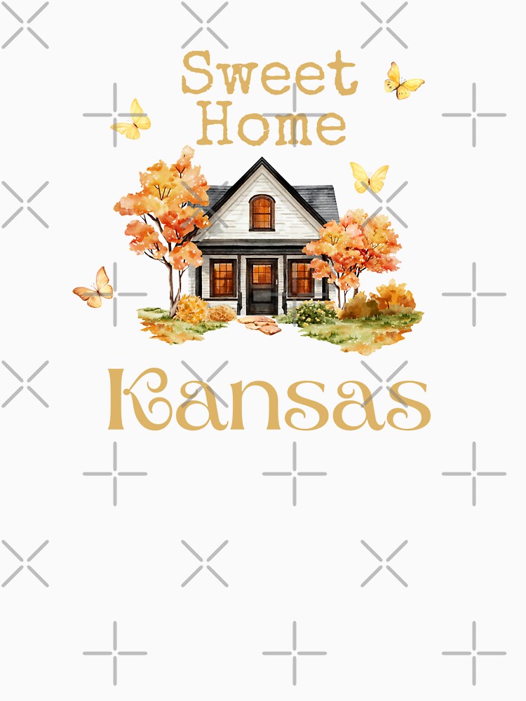 Sweet Home Kansas - Vacation Hometown Vintage Souvenir by Mozaic Clothes