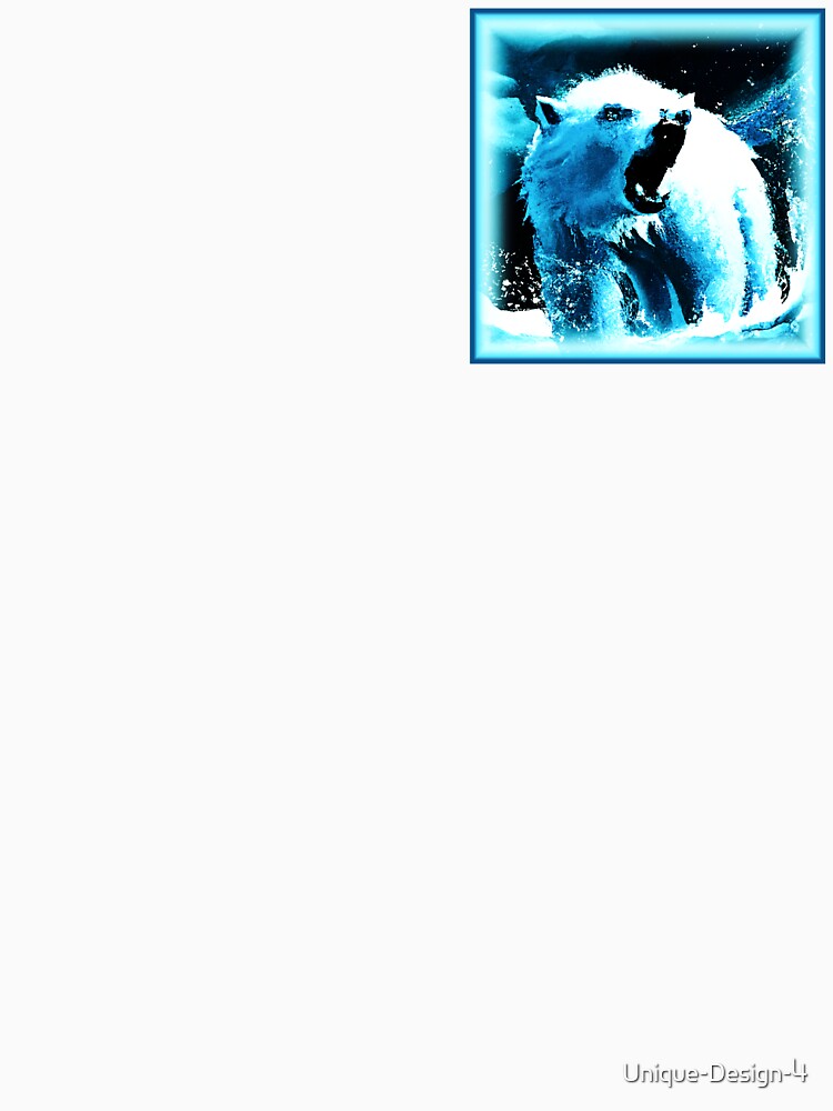 "Angry Polar Bear" Cute Painting. Buy Now by Health And Fitness Posts e-Store