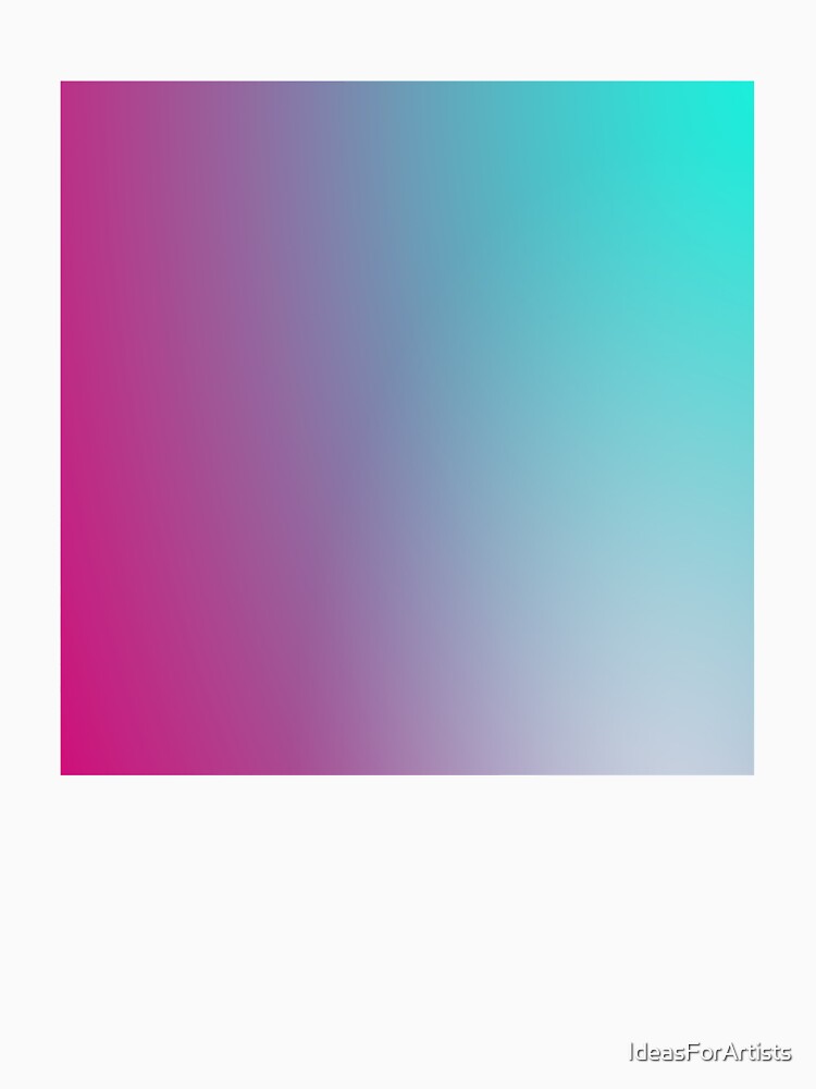 Gradient design - turquoise and pink by Inspirationmotivation