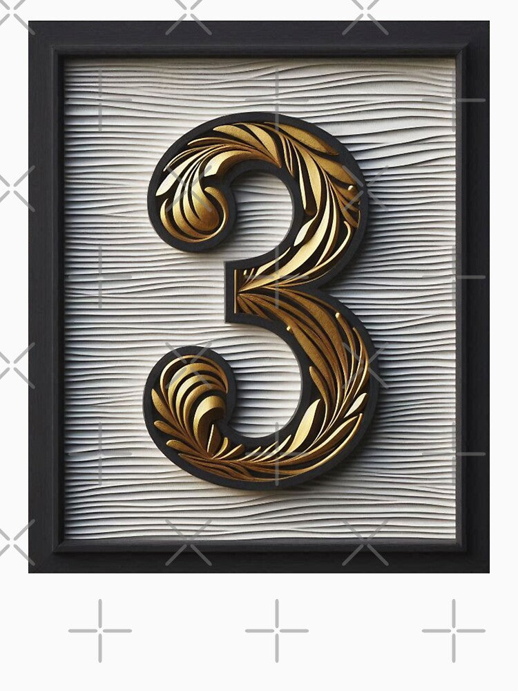 House Number 3 Sticker by carlarmes