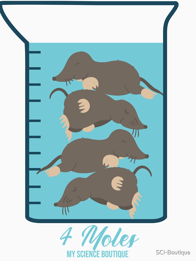 4 Moles Science Themed Design by SCI-Boutique