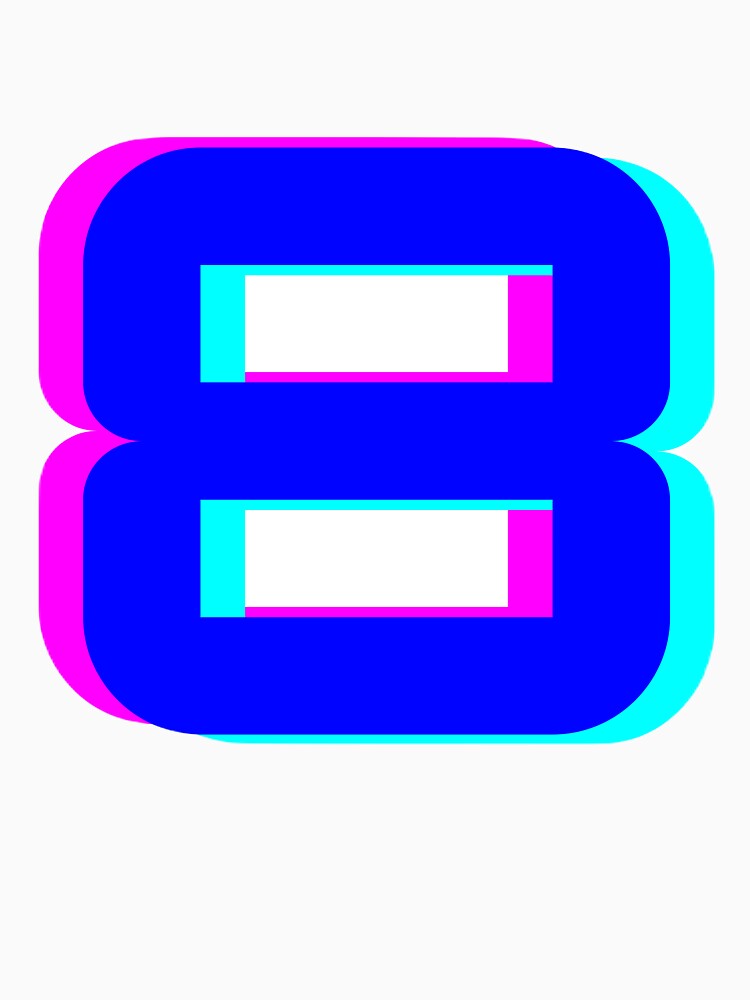 Number 8 / number eighth suitable for training by Constructive27