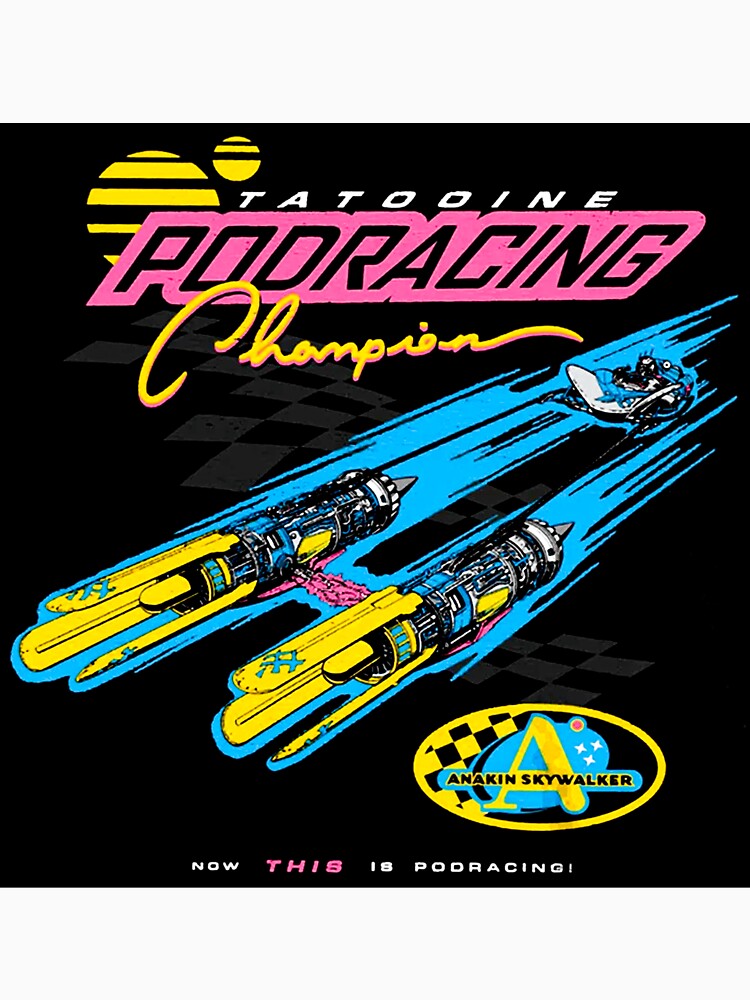 Pod Racing Champion Neon Space by ShopYREI