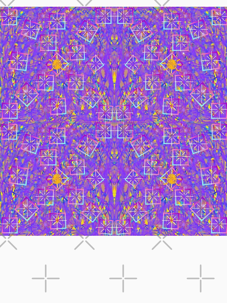 Colorful Purple Pattern by Fayes4Art