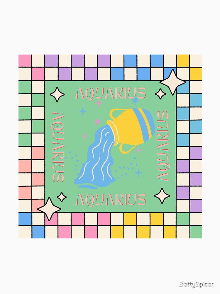 Tiled Feel Good Aquarius by BettySpicer