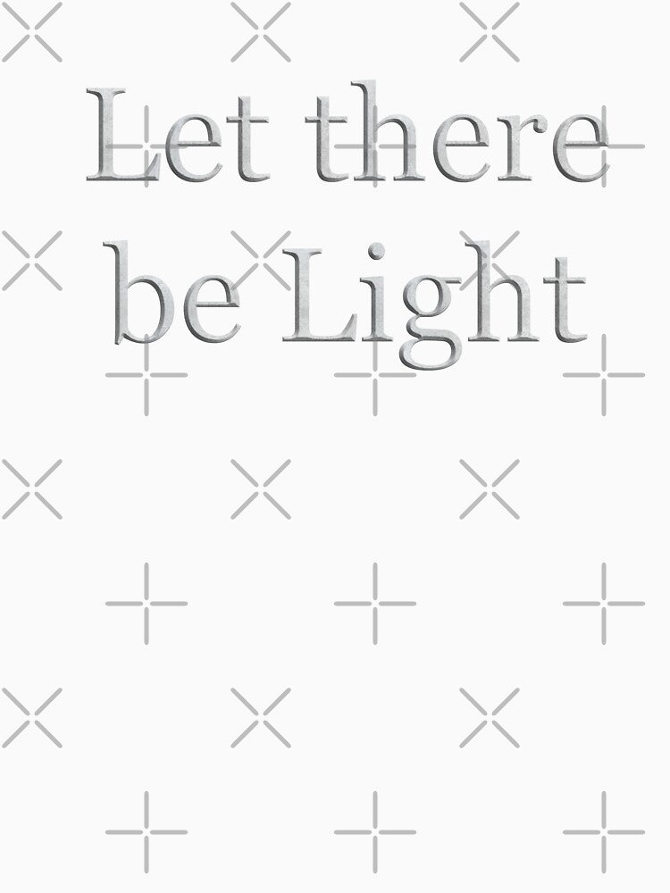 Let there be light (White Marble Text) by Swabcraft