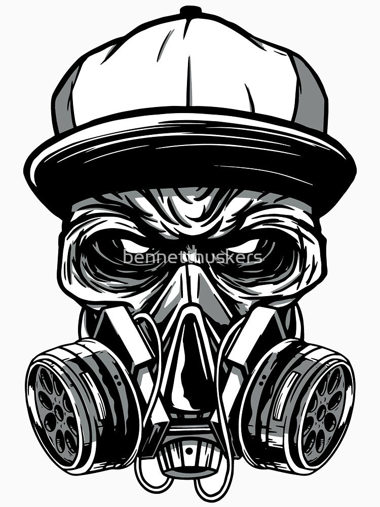 Zombie Gas Mask by bennetthuskers