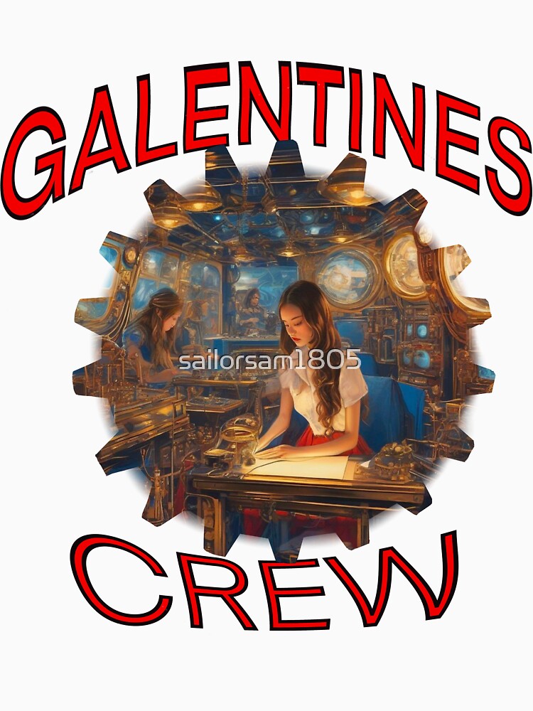 The Girls only Modern submarine US Navy American Girls Galentines crew on submarine on Galentines day and Galentines party, gift idea for Galentines day by sailorsam1805