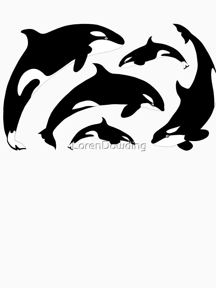 Orca pod by LorenDowding