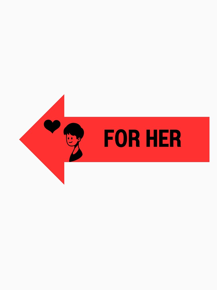 Couple - Love for her Essential T-Shirt by Purrz
