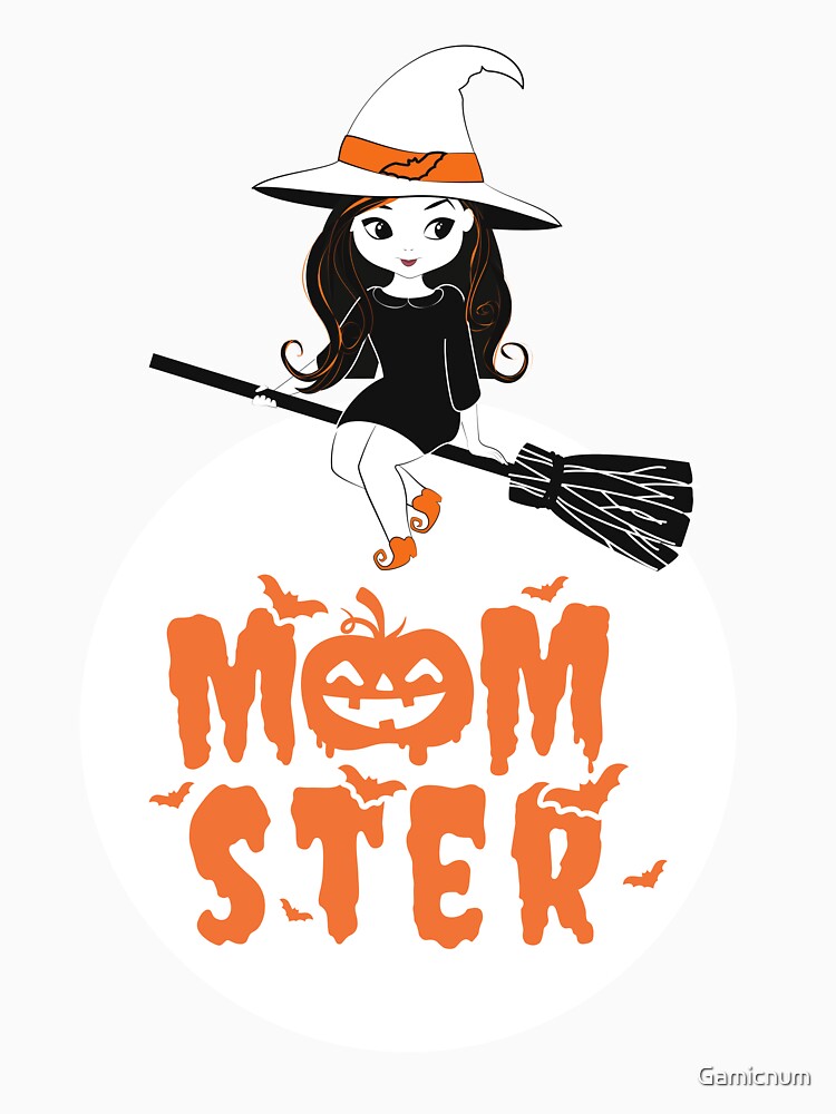 Momster Halloween Cute Mom by Gamicnum