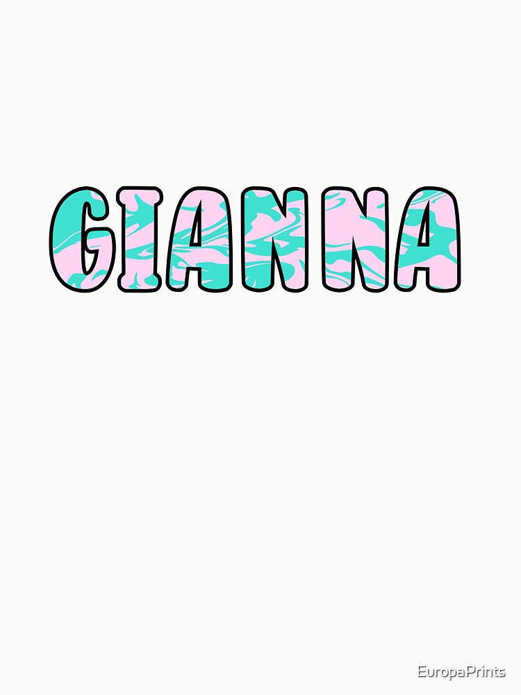 GiannaCustom Name by EuropaPrints