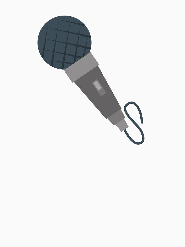 Hand Drawn Microphone - music retro style by fabioesposito66