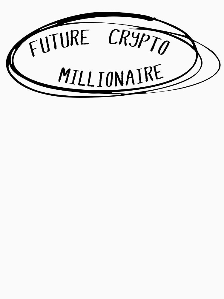 Future Crypto Millionaire rich bull run Bitcoin btc eth blockchain money cash assets by to-esu