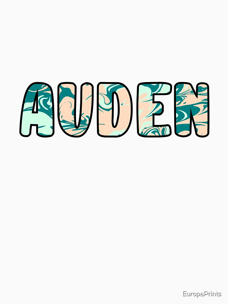 Auden Custom Name by EuropaPrints