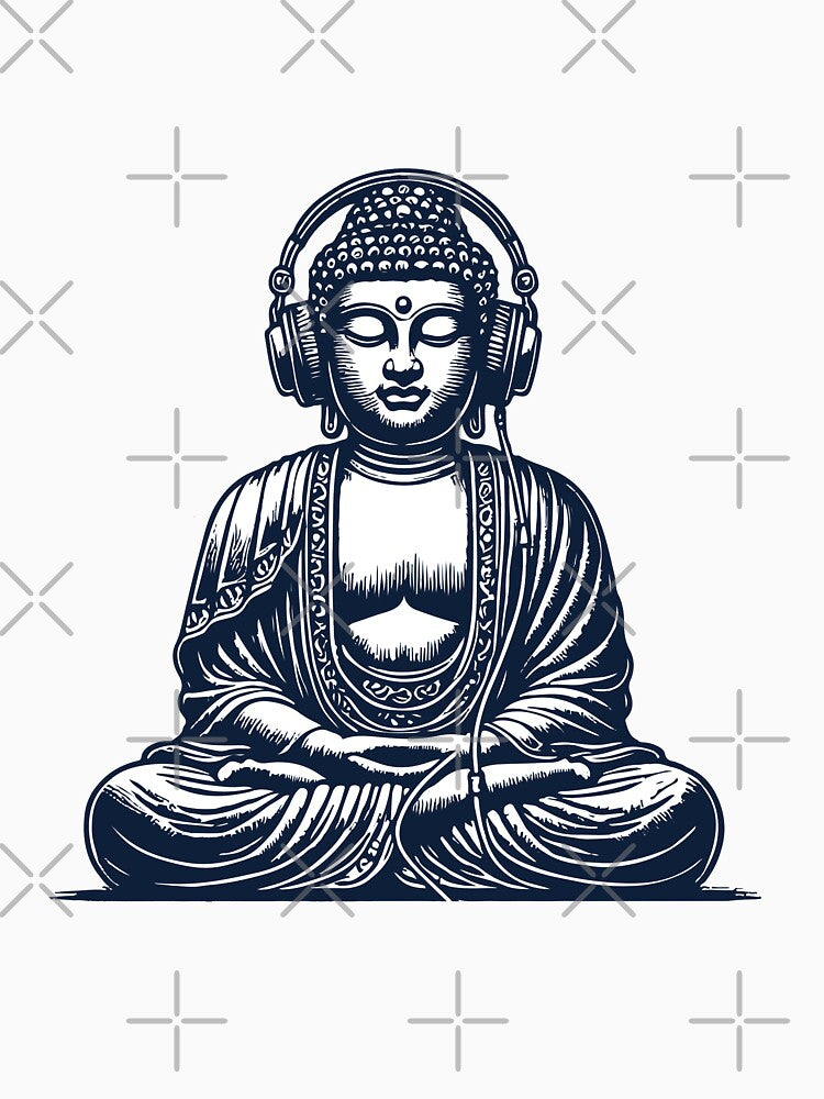 Music Meditation Buddha Streetwear Outfit by LuminOrb