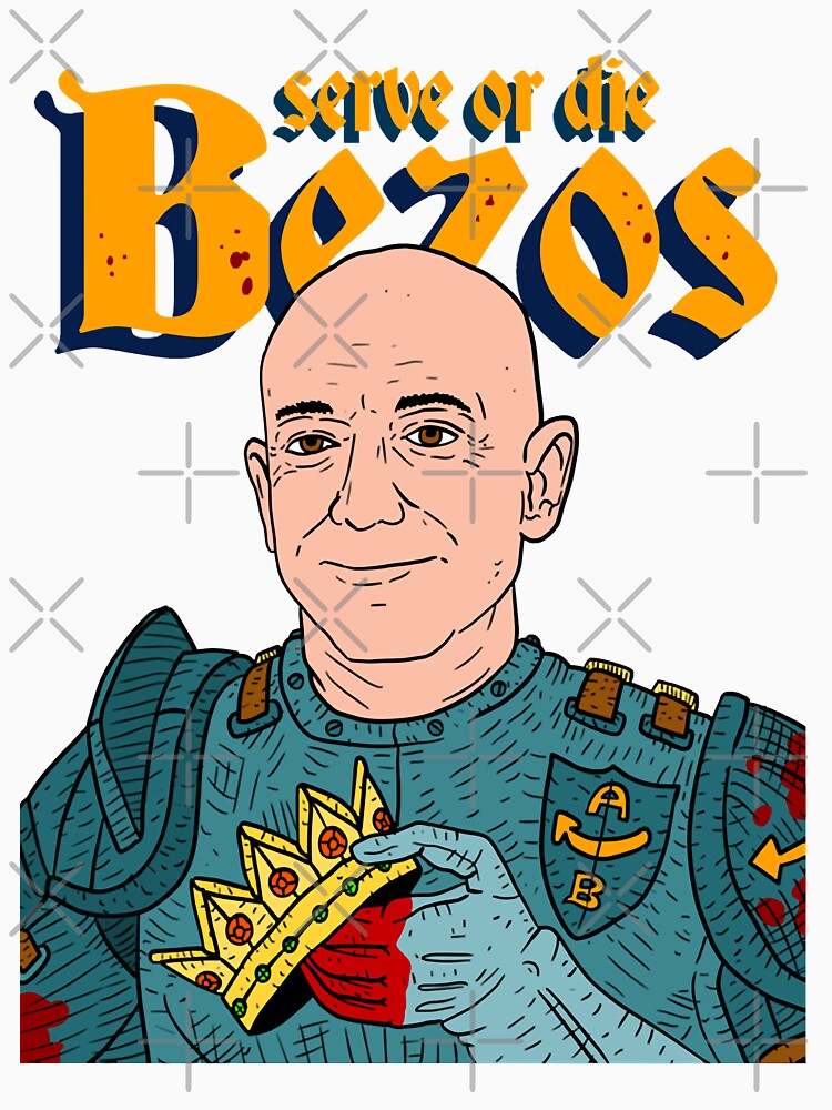 Music Vintage Retro Serve King Jeff Bezos Amazon Funny Graphic Gift by Pykeloknight535