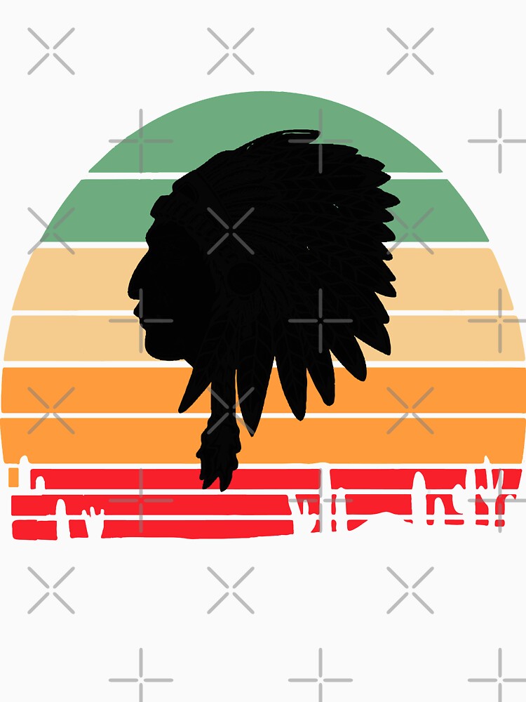 Native American Pride Vintage Native Indian T-Shirt by DifferentDSG