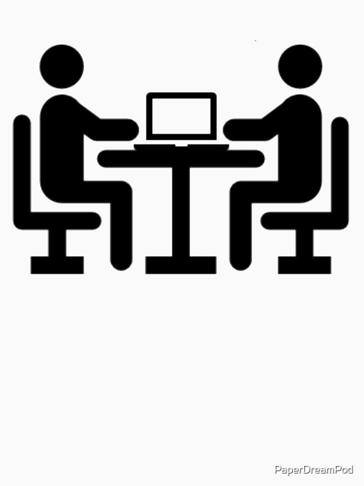 Work from home buddy. WFH. Laptop-sharing at home. by PaperDreamPod
