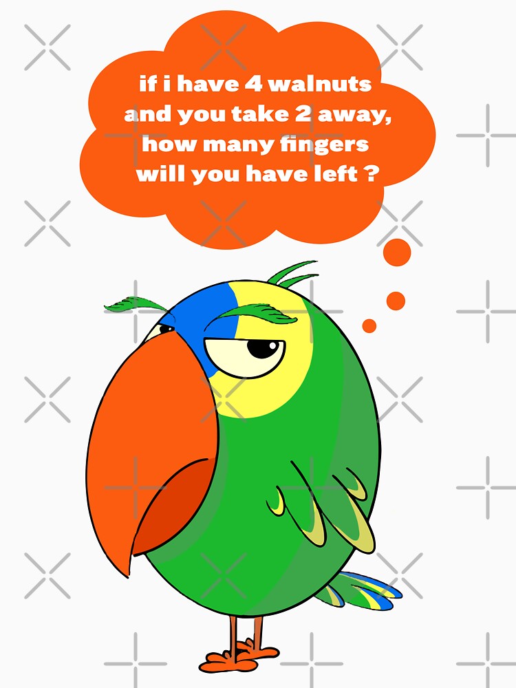 Amazon Parrot Watch out for your fingers! by YoshiArtDesign