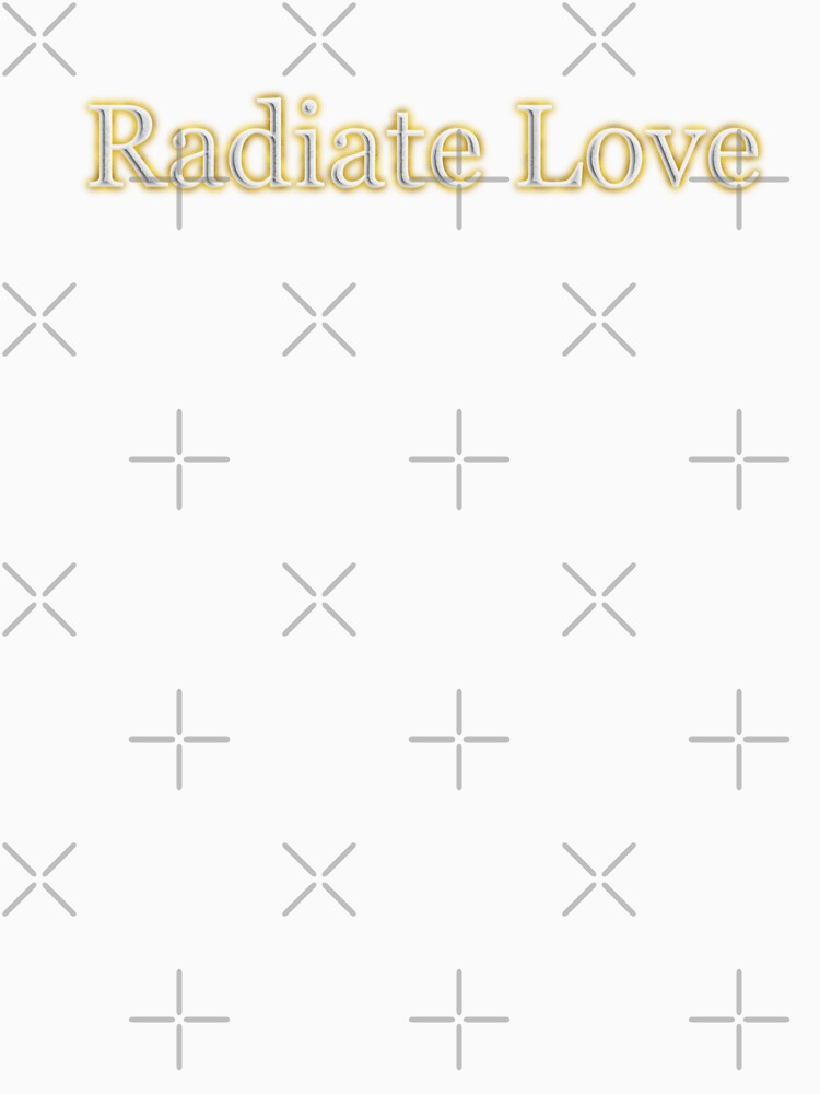 Radiate Love (White Angelic halo Text) by Swabcraft