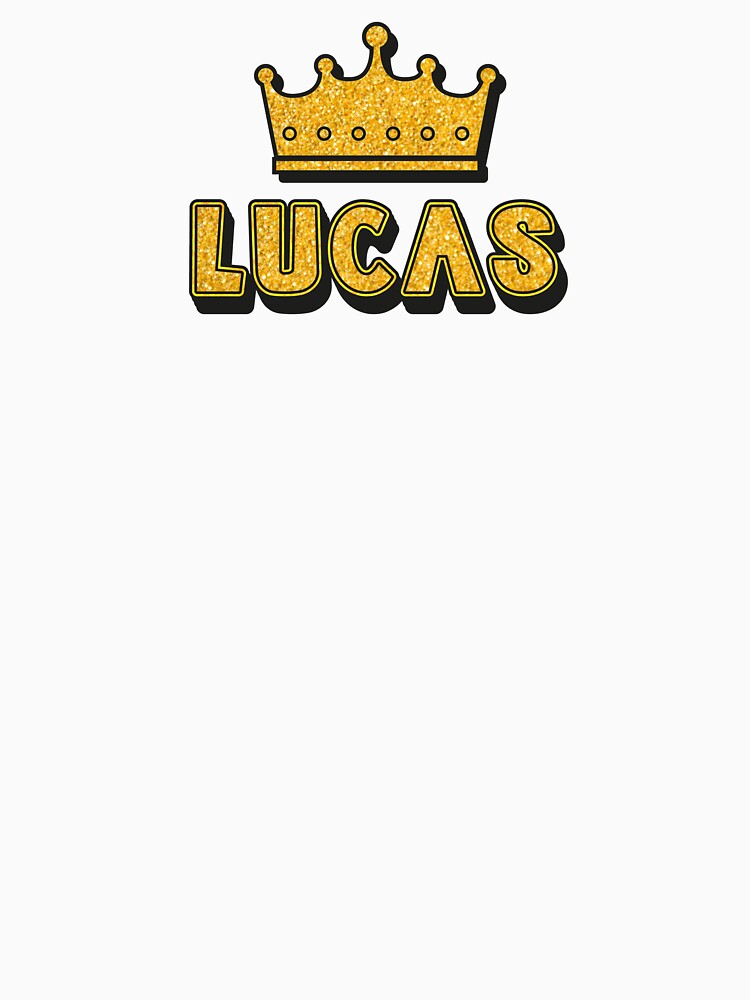 Lucas Personalized Name With Crown - Cool & Funny Custom Gift for Men and Boys by Oussinc