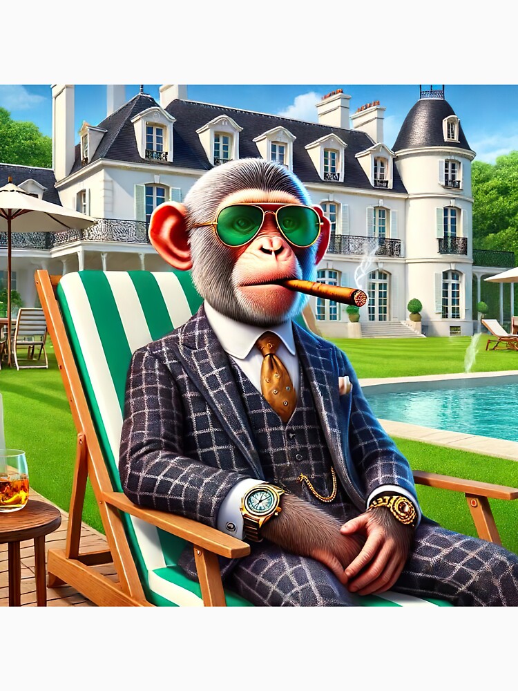 Luxury lifestyle monkey by NoCompetition