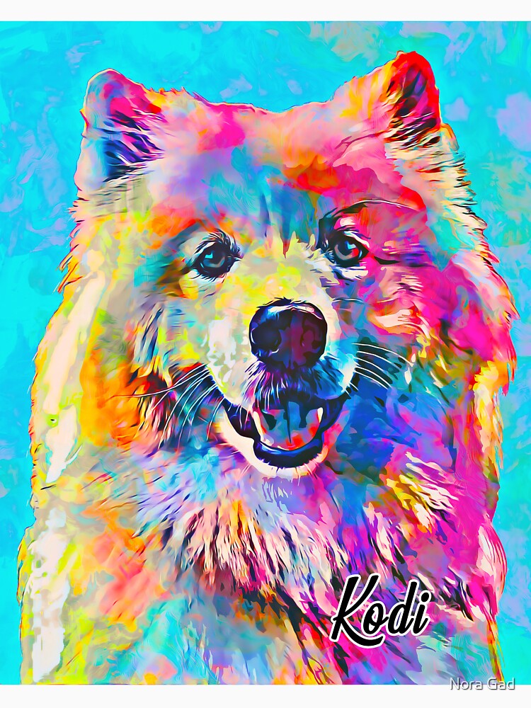 Custom dog portraits by Nora Gad