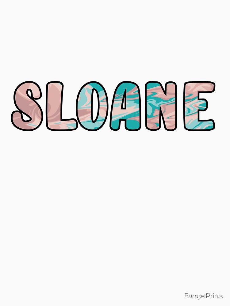 Sloane Custom Name by EuropaPrints