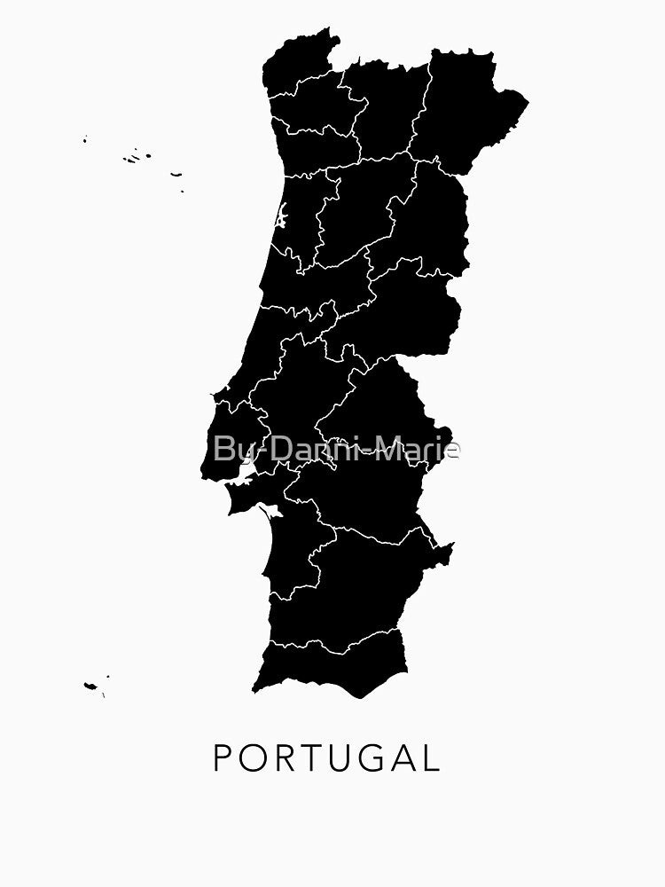 Map of Portugal by By-Danni-Marie