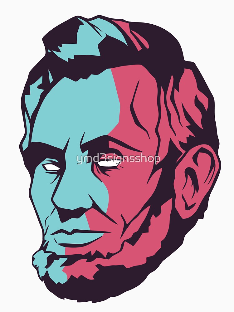 Lincoln head duotone by ymd3signsshop