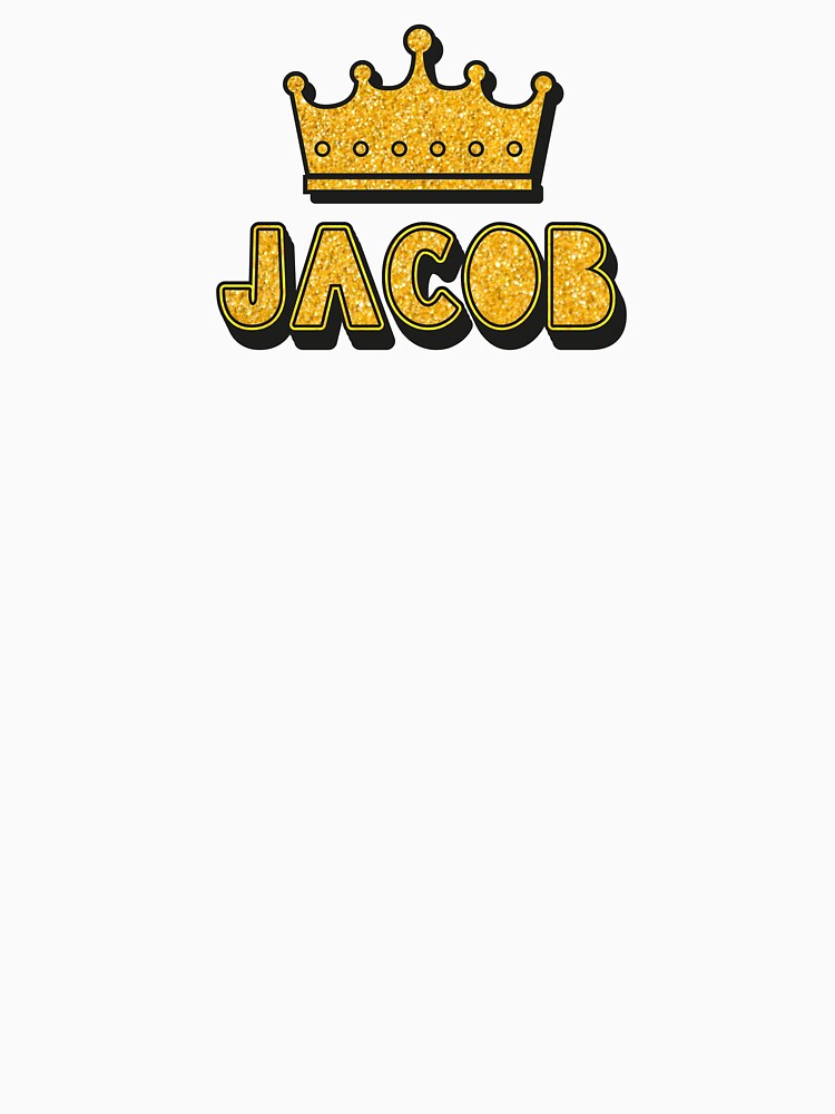 Jacob Personalized Name With Crown - Cool & Funny Custom Gift for Men and Boys by Oussinc