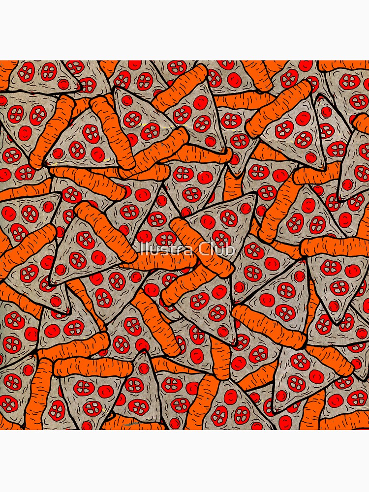 pizza vintage art by Ilustra Club